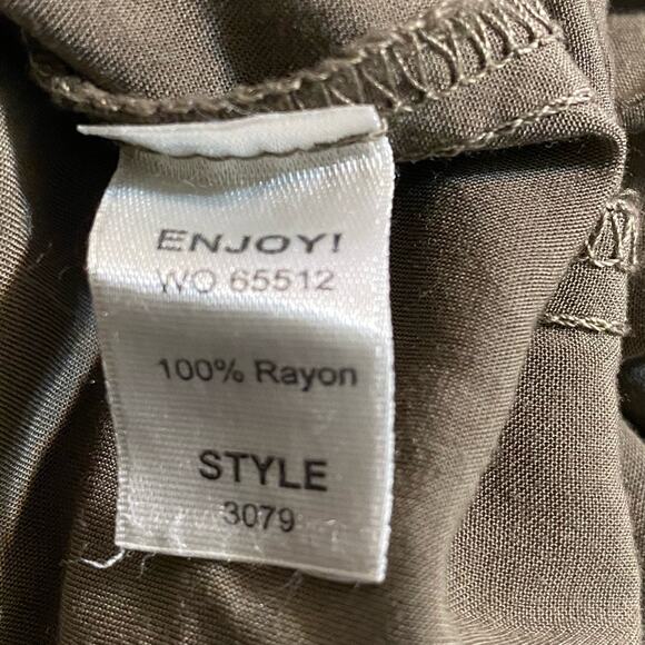 Michael Stars Utility Green Romper Jumpsuit Button Up with chest pockets small - Picture 12 of 12